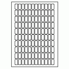 516 - Label Size 12mm x 25mm - 120 labels per sheet